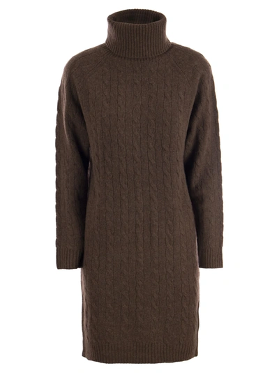 POLO RALPH LAUREN POLO RALPH LAUREN WOOL AND CASHMERE TURTLENECK DRESS