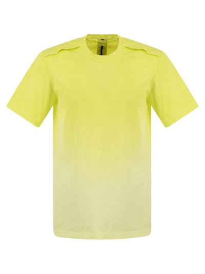 Premiata Cotton T-shirt With Logo In Yellow