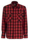 Pt Pantaloni Torino Checked Shirt In Cotton And Linen Blend
