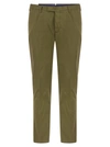 PT PANTALONI TORINO PT PANTALONI TORINO SKINNY TROUSERS IN COTTON AND SILK