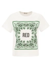 Red Valentino R.e.d. Valentino T-shirts And Polos In White