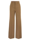 RED VALENTINO RED VALENTINO WIDE TROUSERS IN VISCOSE AND WOOL