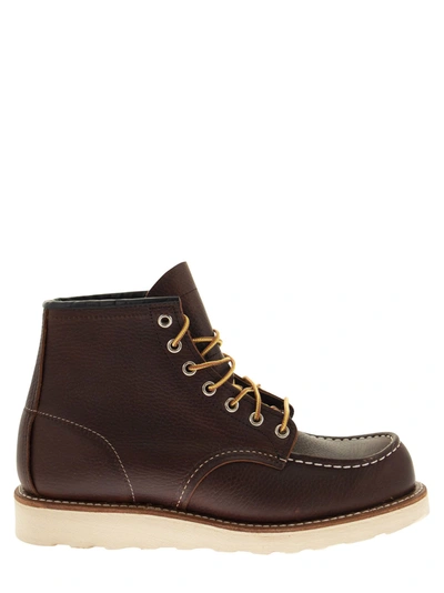 Red Wing Classic Moc 8138 Lace Up Boot In Brown