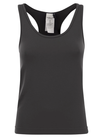 's Max Mara Logo Detailed Stretched Tank Top In Grey