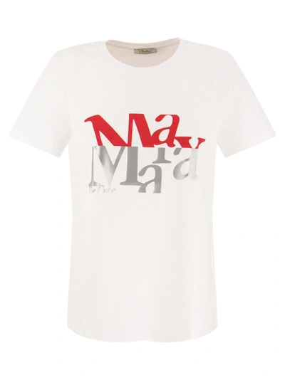 's Max Mara White Cotton Gilbert T-shirt