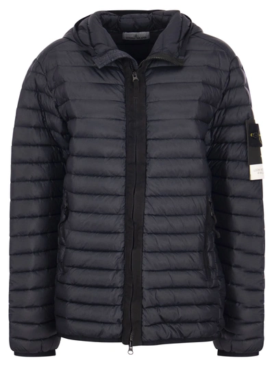 Stone Island Packable Down Jacket In Black