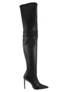 Stuart Weitzman Women's Ultrasturt 100 Pointed Toe High Heel Over The Knee Boots In Black