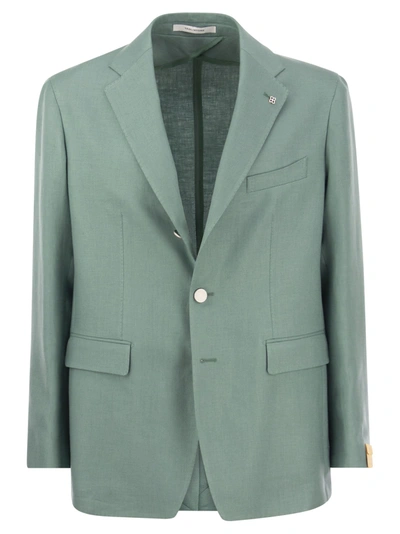 Tagliatore Single-breasted Two-button Jacket In Green