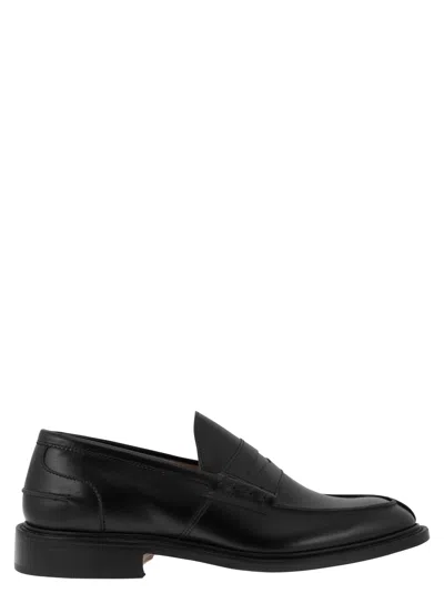 Tricker's Black Calf Loafer