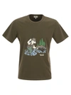 Woolrich Graphic-print Cotton T-shirt In Green