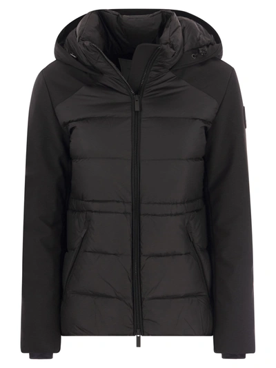 WOOLRICH WOOLRICH QUILTED DOWN JACKET WITH HOOD