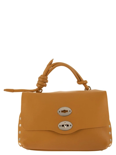 Zanellato Borsa Postina Heritage Arancio Baragan In Orange