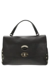 Zanellato Black Postina Daily S Handbag