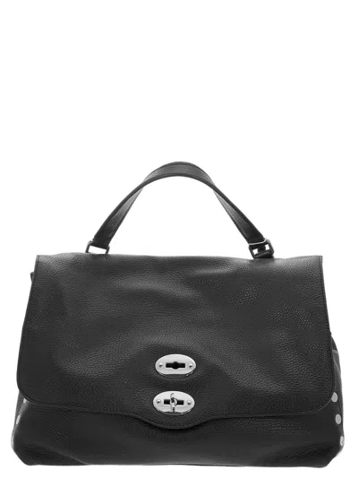 Zanellato Postina S Daily Leather Handbag In Black