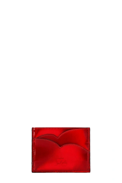 Christian Louboutin Women 'hot Chick' Card Holder In Red