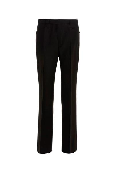 Gucci Men Classic Pants In Black