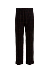 Gucci Windowpane-print Straight-leg Trousers In Black