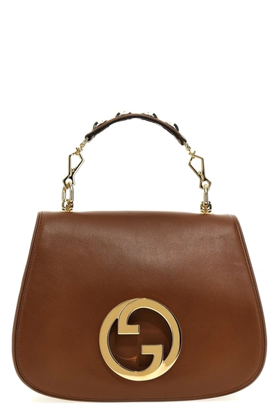 Gucci Women 'blondie' Small Handbag In Brown