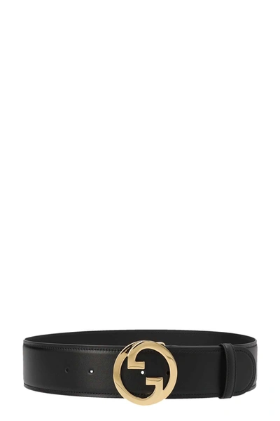 Gucci Luxurious Black Leather Belt For Women