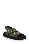 Alohas Dusty Olive Harper Sandals In Green