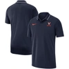 NIKE NIKE NAVY VIRGINIA CAVALIERS 2023 COACHES PERFORMANCE POLO