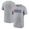 Nike Heathered Charcoal Texas Rangers Local Rep Legend Performance T-shirt In Heather Charcoal