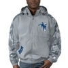 Starter Gray Indianapolis Colts Thursday Night Gridiron Throwback Full-zip Jacket In Gray