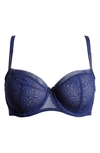 Chantelle Lingerie Rive Gauche Full Coverage Underwire Bra In Blue Danube