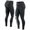 Nike Women's Dri-fit Yard Line (nfl Cleveland Browns) Leggings In Black