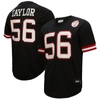 Mitchell & Ness Men's  Lawrence Taylor Black New York Giants Retired Player Name & Number Mesh Top In Black