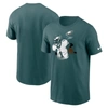 Nike Jalen Hurts Midnight Green Philadelphia Eagles Player Graphic T-shirt In Green