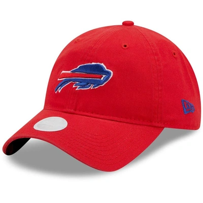 New Era Women's  Red Buffalo Bills Main Core Classic 2.0 9twenty Adjustable Hat