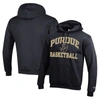 CHAMPION CHAMPION BLACK PURDUE BOILERMAKERS BASKETBALL ICON POWERBLEND PULLOVER HOODIE