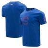 PRO STANDARD PRO STANDARD ROYAL NEW YORK GIANTS HYBRID T-SHIRT