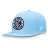 FANATICS FANATICS BRANDED BLUE NEW YORK CITY FC EMBLEM SNAPBACK HAT