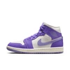 Nike Women's Air Jordan Retro 1 Mid Casual Shoes In Lila