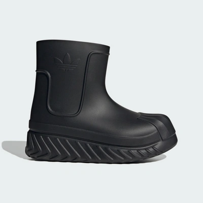 Adidas Originals Adifom Superstar 50mm Embossed Boots In Schwarz