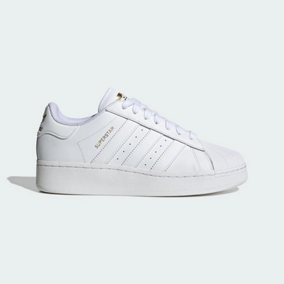 Adidas Originals Superstar Xlg Woman Sneakers White Size 4 Soft Leather In Weiss
