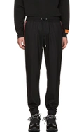 GIVENCHY GIVENCHY BLACK ICONIC BAND JOGGER TROUSERS