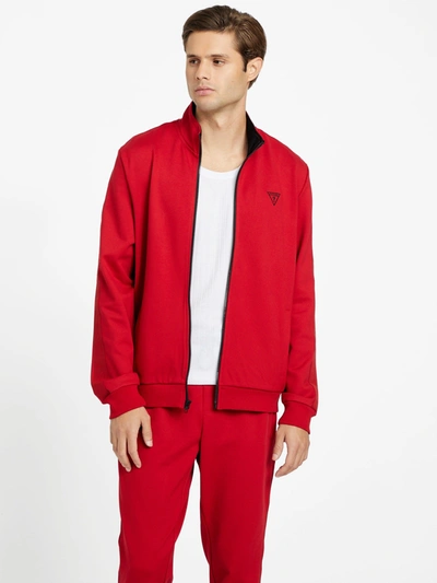 Guess Factory Adrian Zip-up Jacket In Red