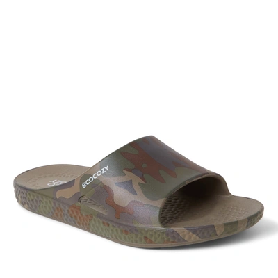 Dearfoams Ecocozy Women's Sustainable Comfort Slide Sandal In Green