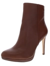 NINE WEST QUANETTE WOMENS LEATHER ANKLE BOOTIES