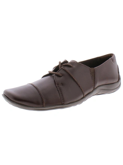 Walking Cradles Aurora Womens Leather Lace-up Oxfords In Brown