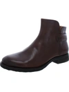 Sarto Franco Sarto Lara Womens Leather Flat Ankle Boots In Brown