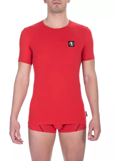 Bikkembergs Cotton Men's T-shirt In Red