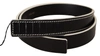 Costume National Black White Leather Fashion Waist  Belt In Black