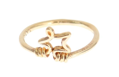 Nialaya Gold 925 Silver Authentic Star Women's Ring