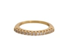 NIALAYA NIALAYA GLEAMING CZ CRYSTAL GOLD-PLATED WOMEN'S RING