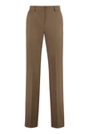 Pt01 Pt Torino Ambra Wool Blend Trousers In Camel