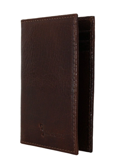 Billionaire Italian Couture Brown Leather Bifold Wallet